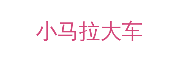 小马拉大车